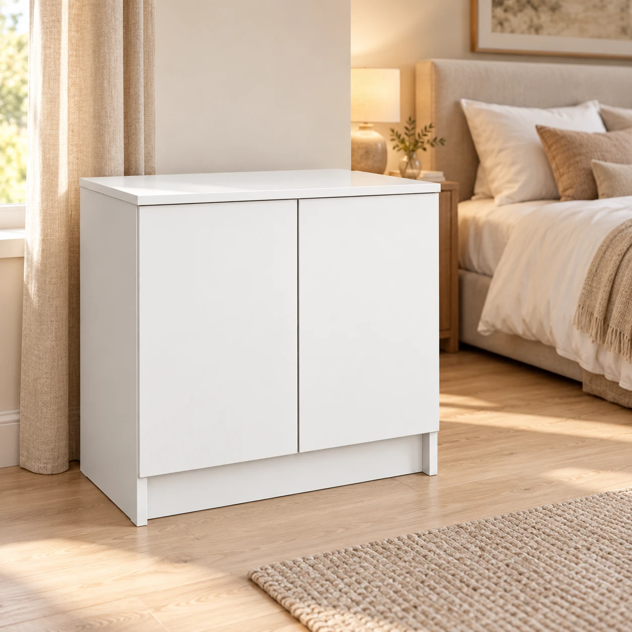 [BUR-001-GRI] Buró Nube de 2 Puertas 60 × 60 × 40 cm (Gris Oxford)