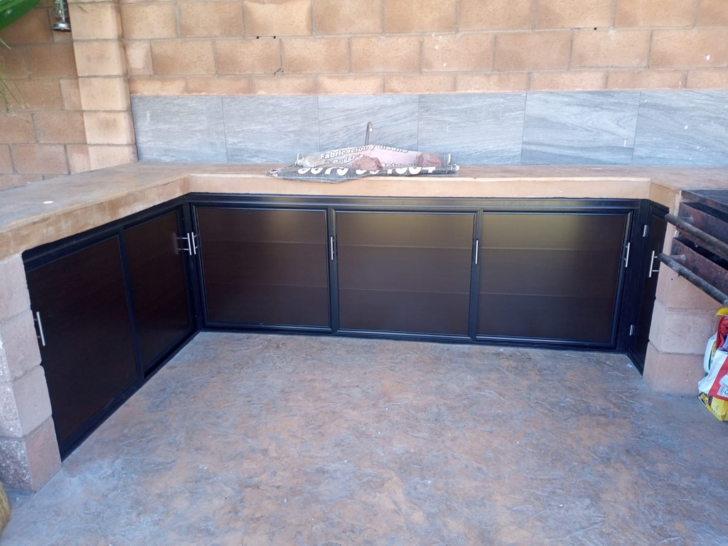 PUERTA COCINA CORREDIZA CHOCOLATE