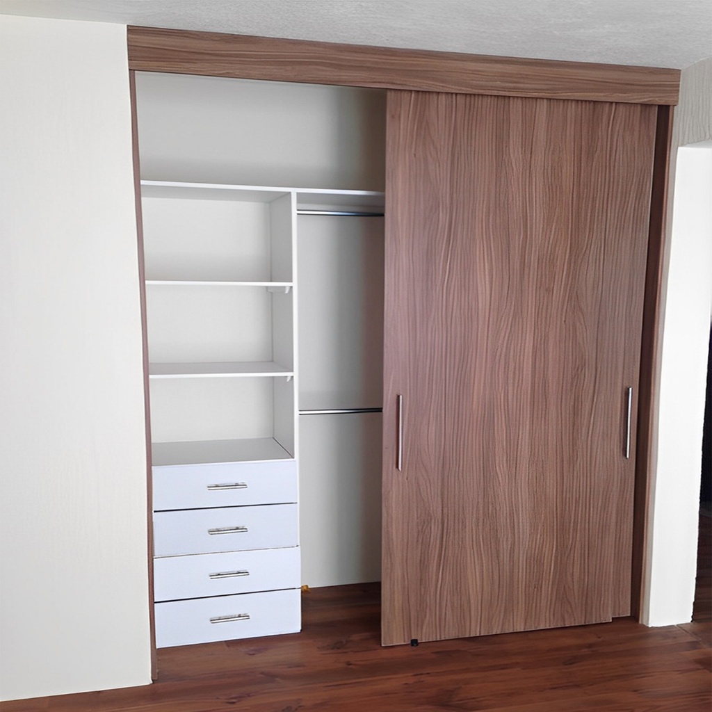 CLOSET CORREDIZO DE MELAMINA