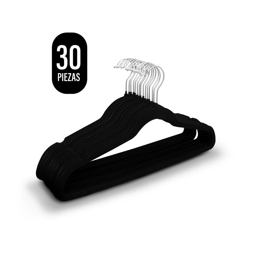 [ALI-19] Perchas de Terciopelo Antideslizantes (30 y 50 pz)