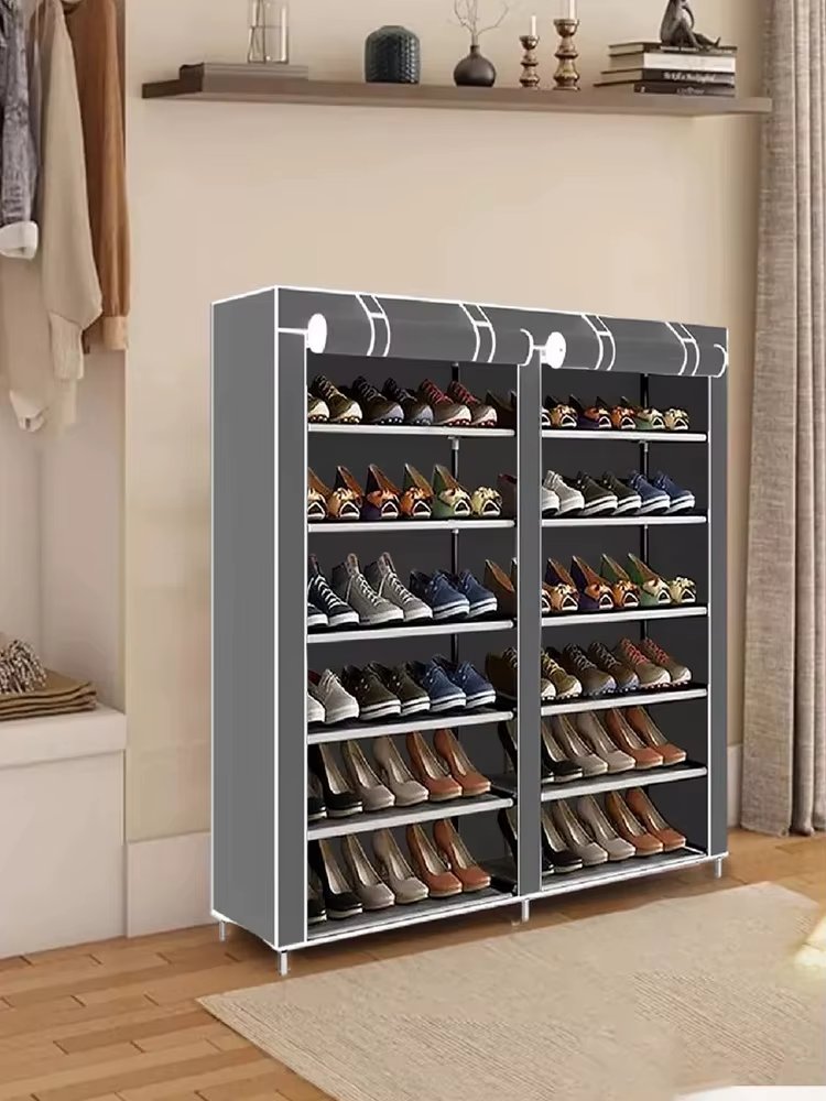 [ALI-40] Zapatera Doble con Cubierta Impermeable