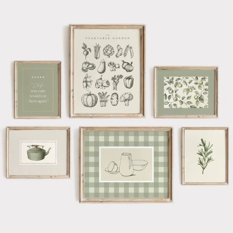 [DEC-19] Set de Cuadros Verde Salvia