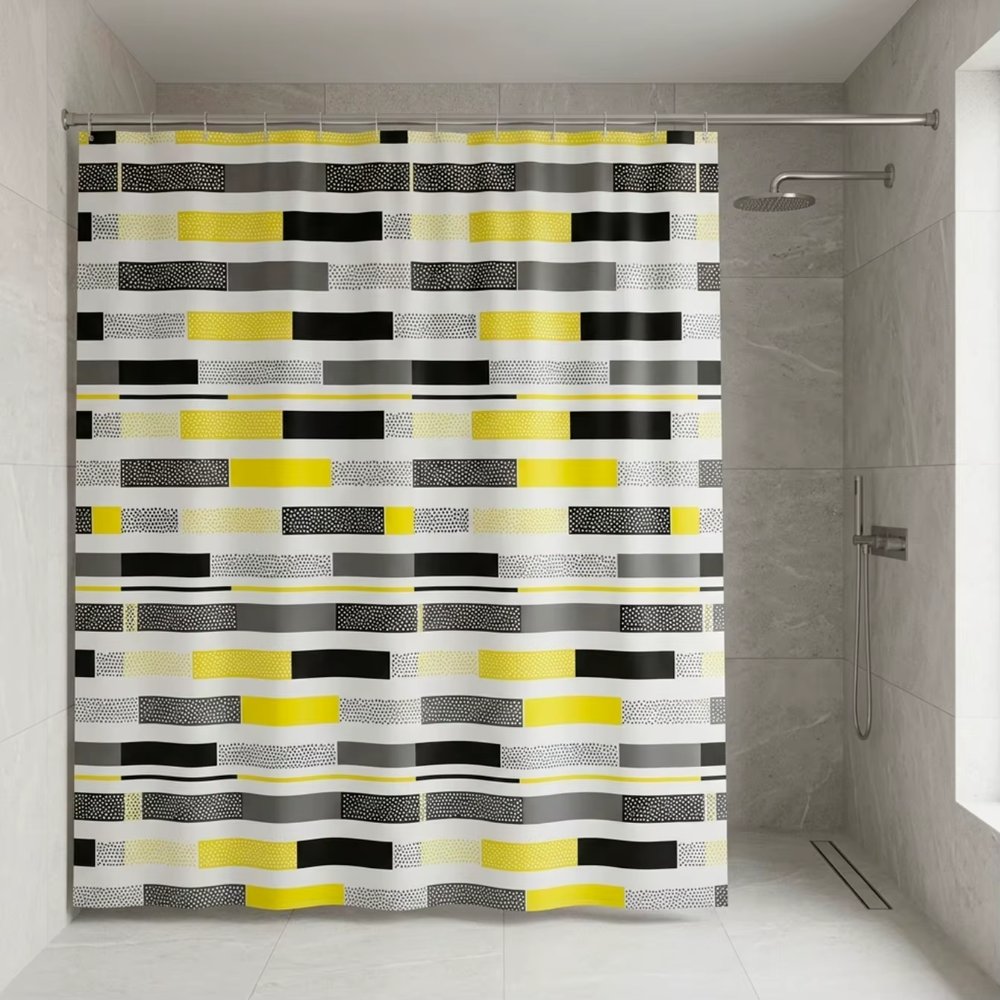 [DEC-41] Cortina de Baño de Secado Rápido Antimoho