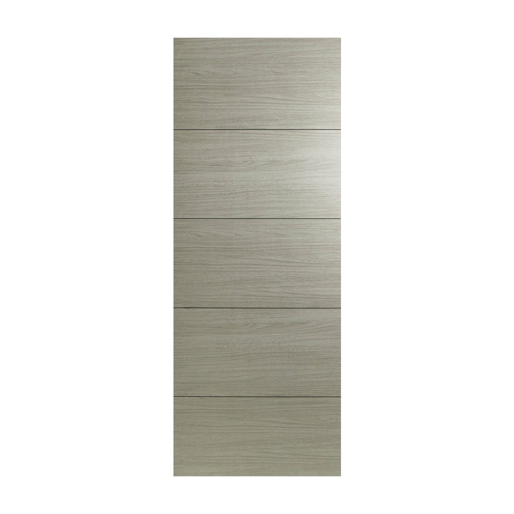 [PTA-PR4-GRI-70] Puerta Premium 4 Líneas Gris (70 × 210 cm)