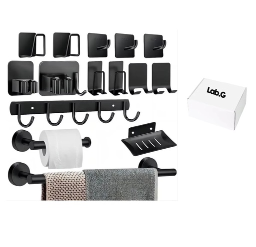 Juego de Accesorios de Baño en Acero Inoxidable 304