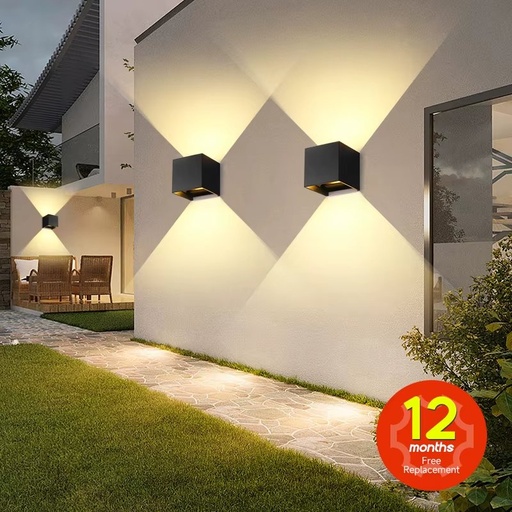 Lámpara de Pared Impermeable de Doble Haz