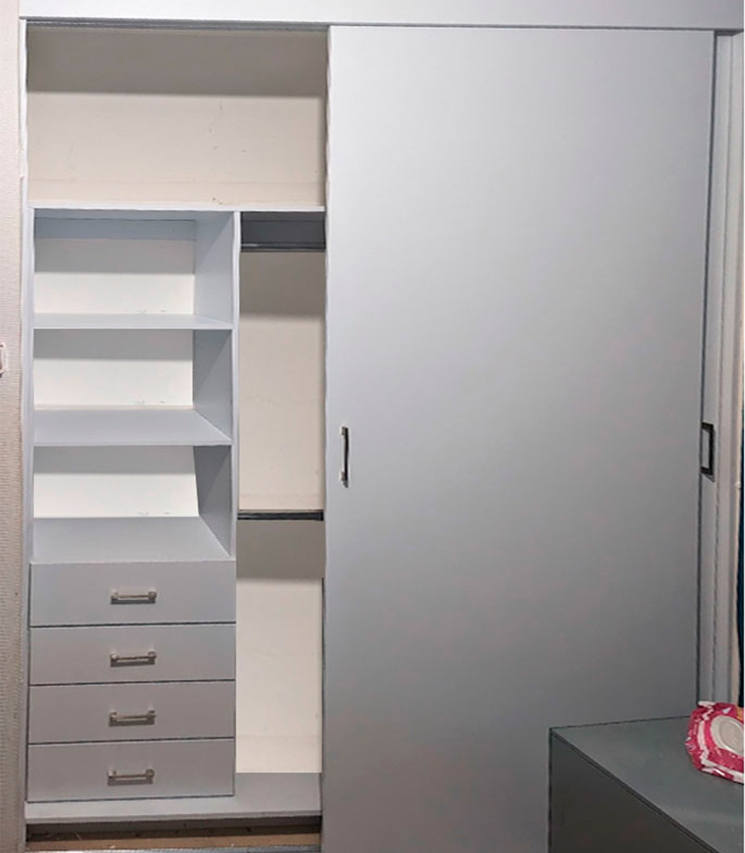 Closet Corredizo Serie Blanco