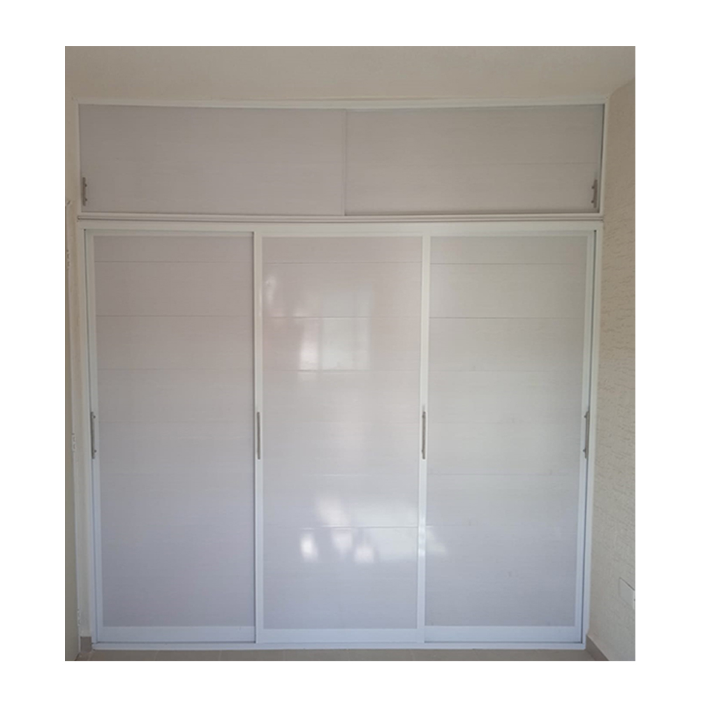 PUERTAS DE CLOSET BLANCO VETEADO