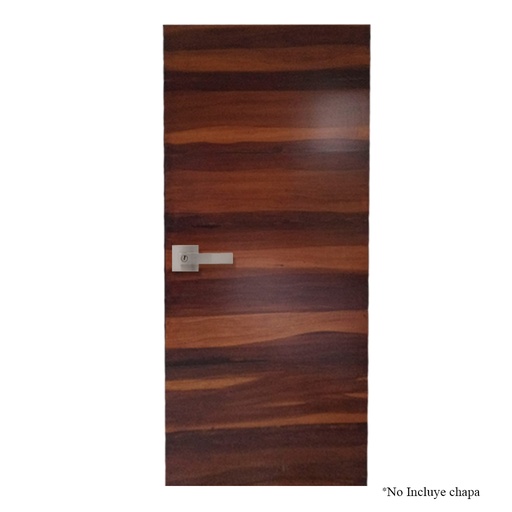PUERTA RESIDENCIAL DE TRIPLAY DE PAROTA HORIZONTAL